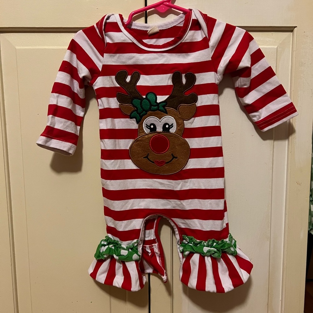 0-3 months reindeer outfit